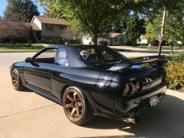1990 nissan skyline r32 gtr black pearl metallic 49,000 miles clear dot title