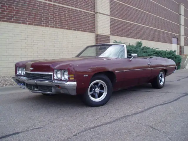 1972 chevrolet impala converible; 454; solid driver