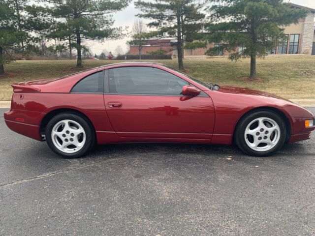 1990 nissan 300zx cherry red twin turbo 5 speed manual transmission