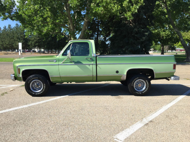 1976 chevy silverado 10 4x4 1 owner 45,281 original miles!!! 400 v8 engine auto