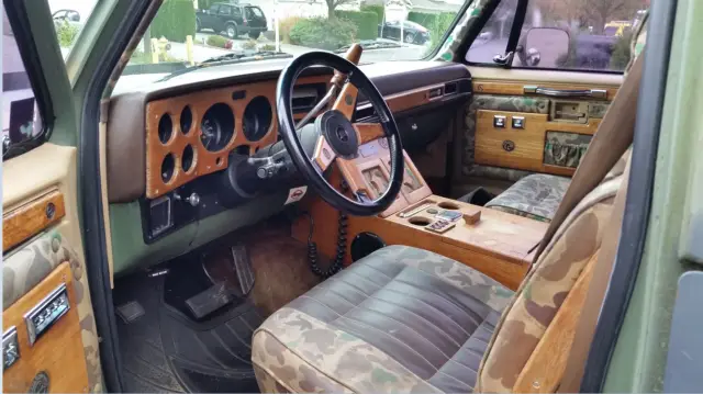 1987 camo ducks unlimited gmc suburban customized by starcraft extremely rare