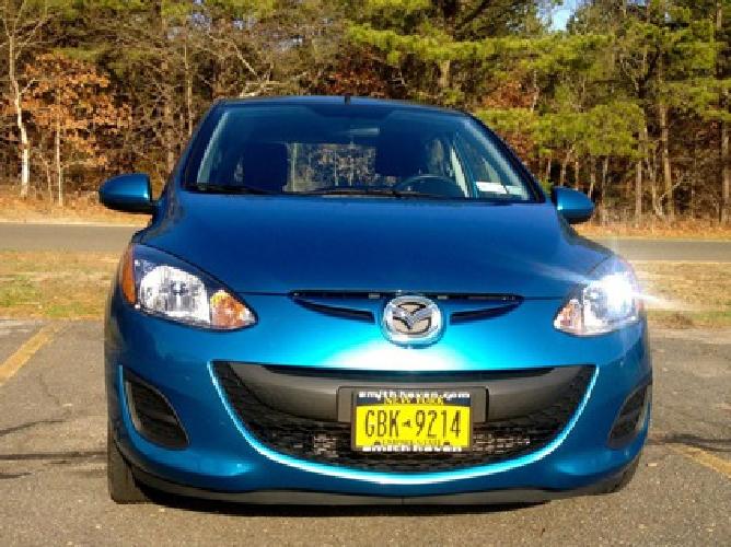 obo 2012 mazda2 sport hatchback blue 4dr low miles 10k like new 1 owner for k obo in manorville, ny