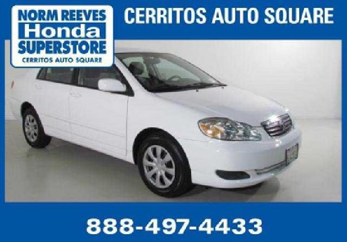 2005 toyota corolla le in cerritos, ca