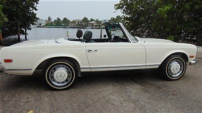1971 mercedes benz 280sl convertible 63k mi fully restored rare combo