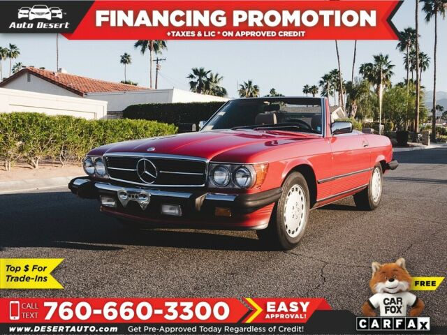 red mercedes-benz 560 series with 66,984 miles available now!