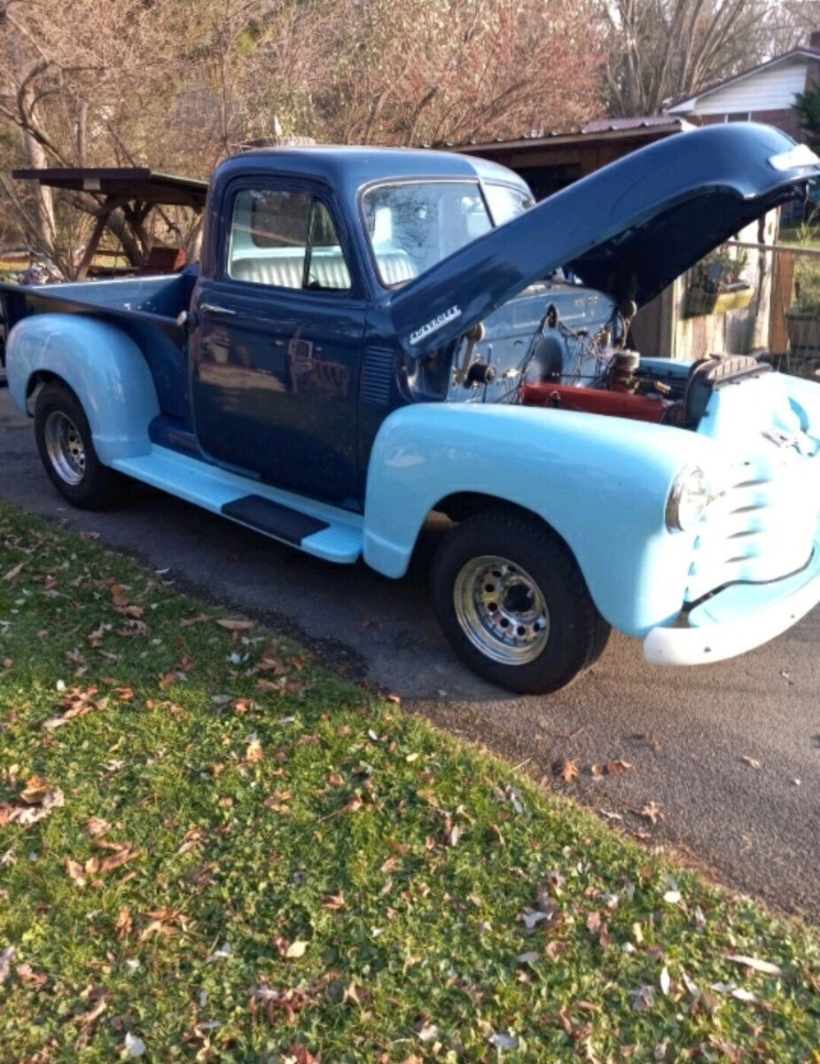 1953 chevrolet pickup pickup blue rwd manual