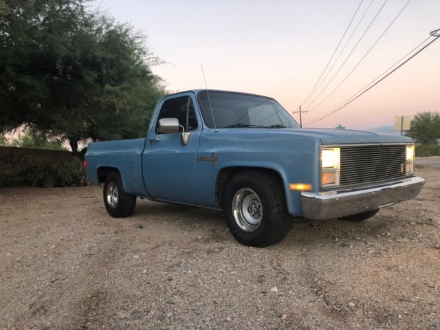 1987 chevy c10 factory fuel injected v8 a/c short bed rust free arizona truck