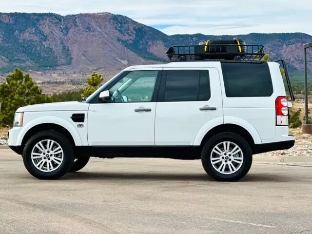 1980 land rover lr4 suv white hse