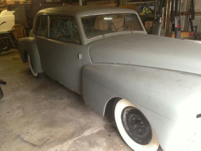 1947 lincoln 76h series continental coupe 2-door 4.8l no reserve