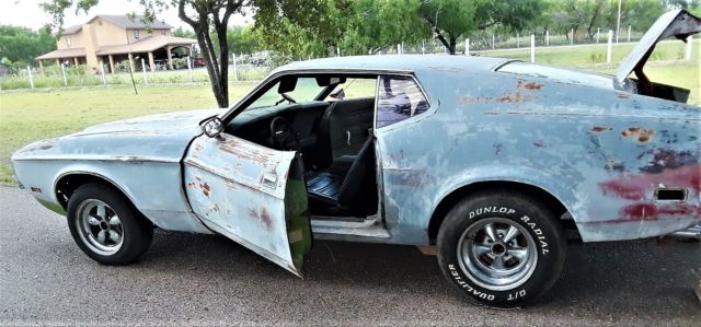 1971 ford mustang fastback car ie-- coupe boss mach hardtop 1970 1972 lime green