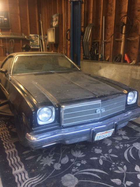 1974 chevrolet super sport el camino #s matching 454 4 speed posi traction