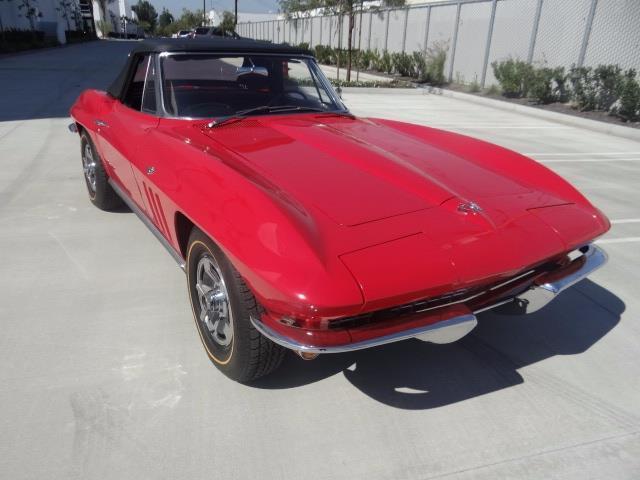 1966 chevrolet corvette 96331 miles red 350 v8 (nom) 4 speed manual