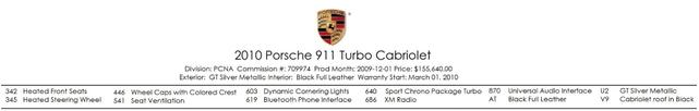 2010 porsche 911 turbo