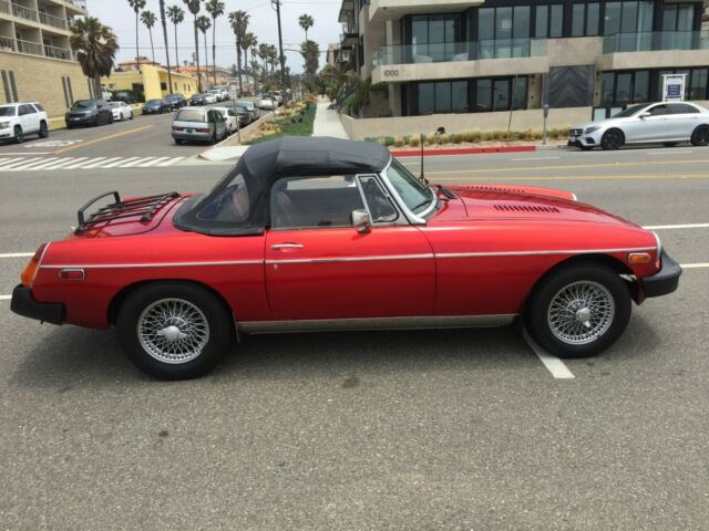 1980 mgb convertible - local los angeles car with zero rust - low miles
