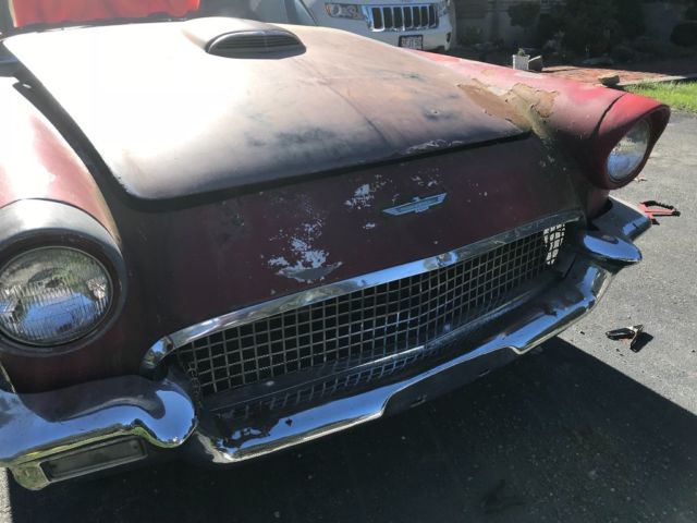 1957 ford thunderbird sold as is
