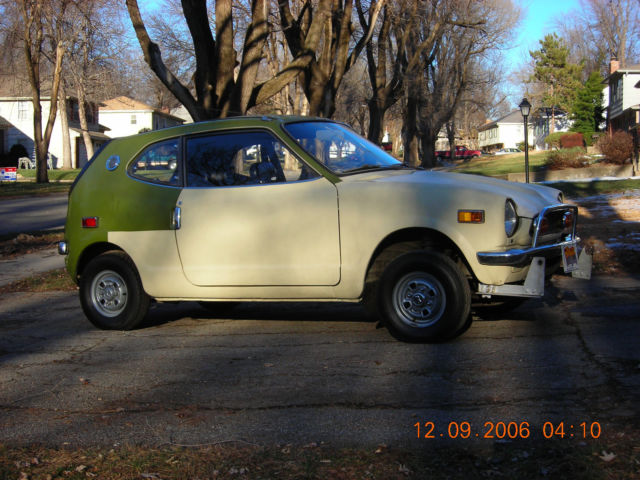1972 honda 600 coupe, green, good