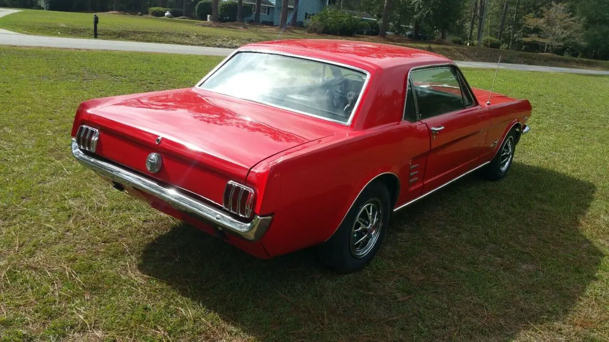 rare....1966 mustang 289 v/8 air conditioning,power steering, 3 owners!