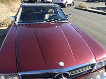 1986 mercedes benz 560 sl convertible w/ two tops - 63k original miles: extras!