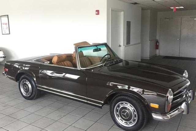 1970 mercedes benz 280sl convertible 8819 miles brown convertible automatic