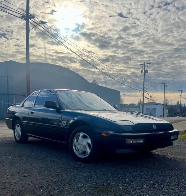 1991 honda prelude coupe blue fwd automatic si