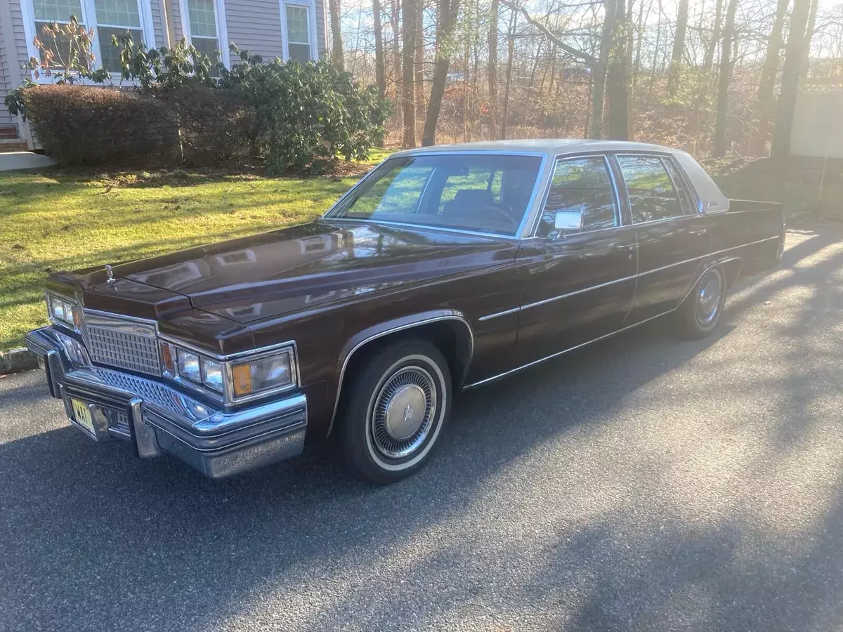 1979 cadillac de ville sedan brown rwd automatic