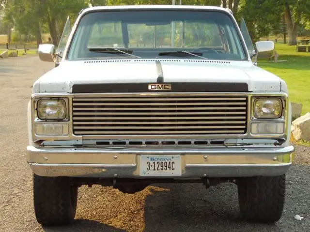 rare 1980 gmc truck short box step side sierra grande 4 x 4