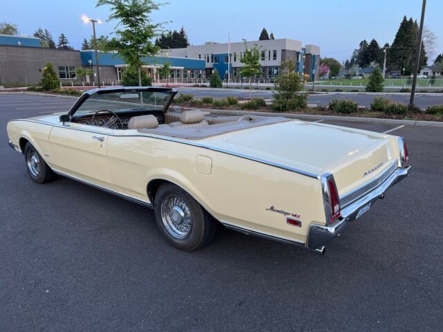 1969 mercury montego 5.8 convertible yellow rwd automatic