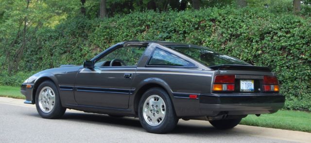 1985 nissan 300zx turbo, automatic, t-tops, turbo 3000, dark brown metallic, 93k
