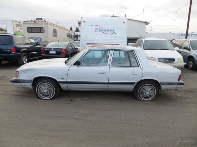1988 plymouth reliant k used 2.5l i4 8v automatic no reserve