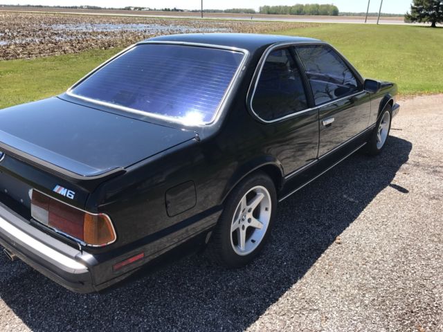 1988 bmw m6 black no reserve
