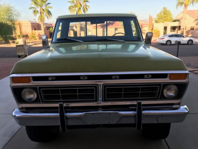 1975 f-250 custom highboy original paint and drive train rare