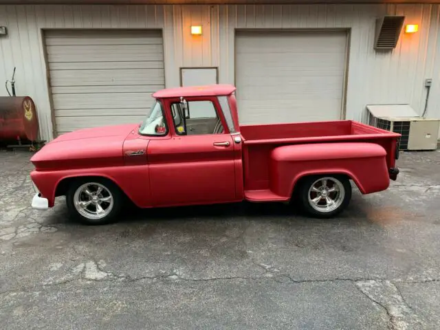 1962 chevy stepside shortbed c10 badass shop truck v8 powered hotrod patina c-10