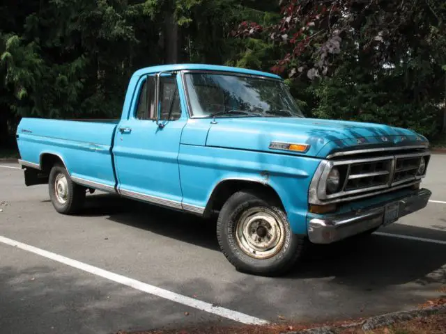rare clean 1971 ford f-100 pickup truck v8 360cu auto original true survivor
