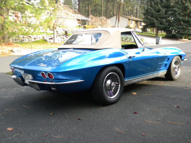 1963 corvette roadster restored resto mod