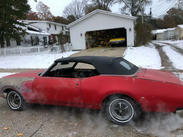 1969 cutlass 442 convertible matching numbers car rare real 344 car