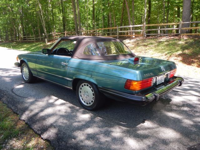 1986 mercedes benz 560sl 10,460 original miles