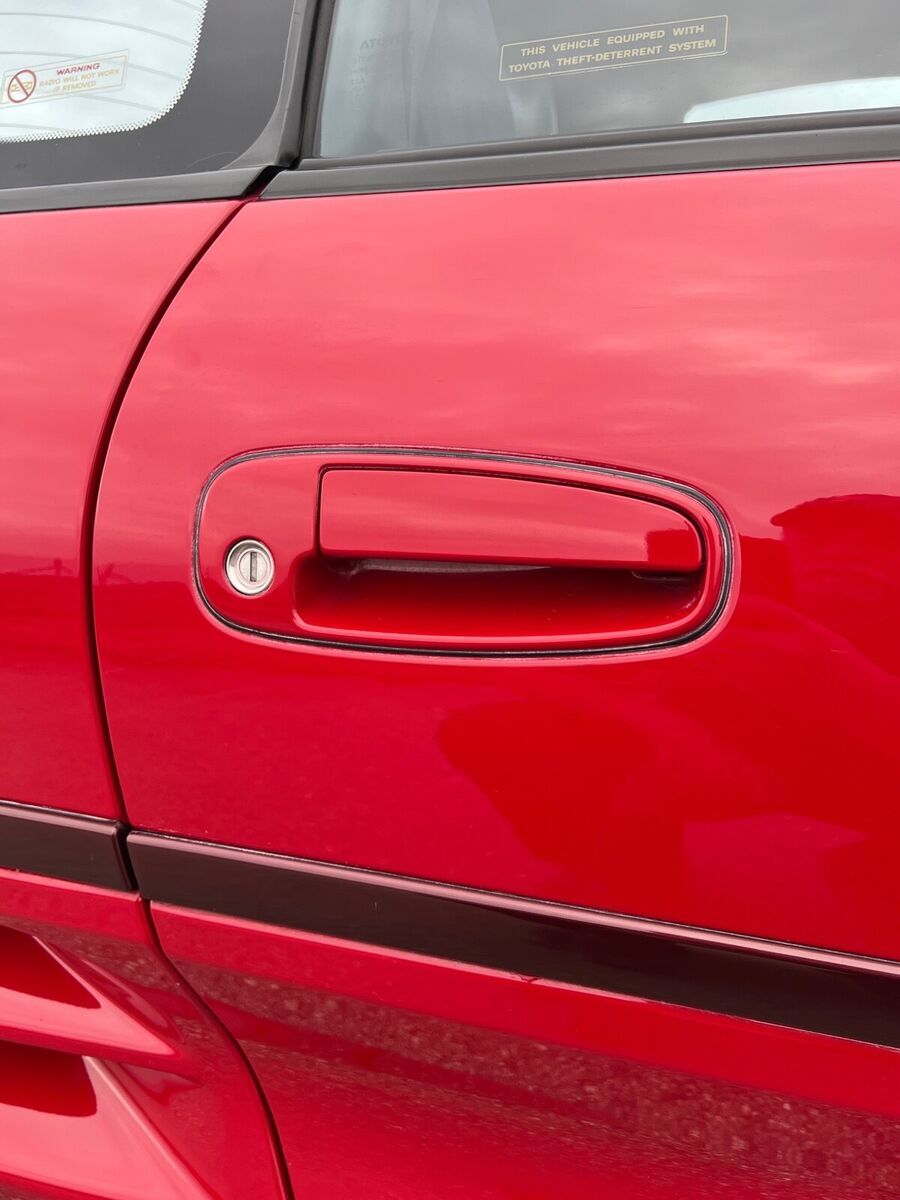 1991 toyota mr2 coupe red sport roof