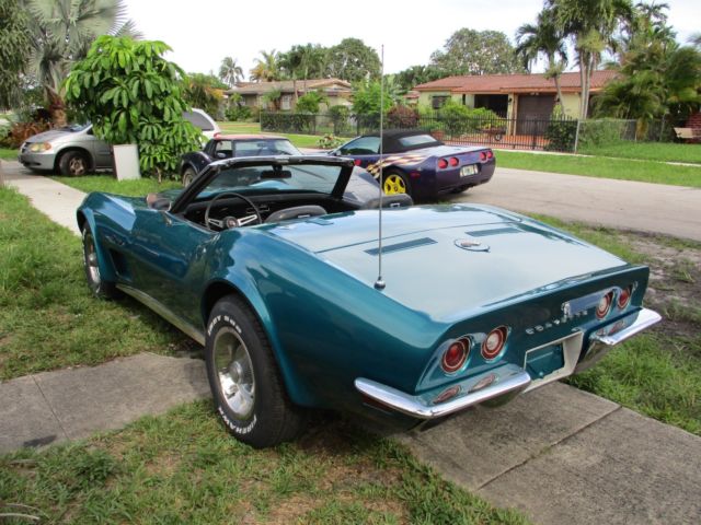 1973 corvette #'s matching, both tops, 55k orig. miles. no reserve