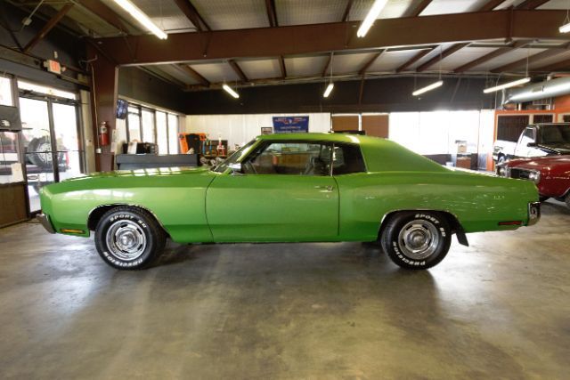 1970 chevrolet monte carlo black 27,710 miles green