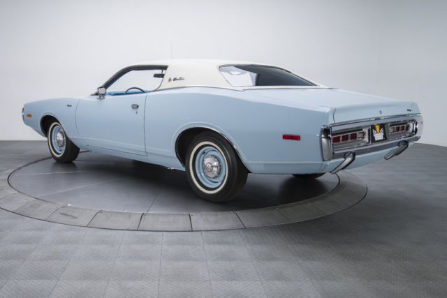 1972 dodge charger se 77131 miles powder blue hardtop 400 v8 3 speed automatic