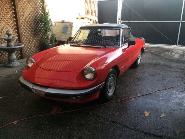 1989 alfa romeo spider graduate