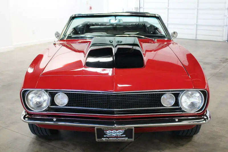 1967 chevrolet camaro 25140 miles red convertible