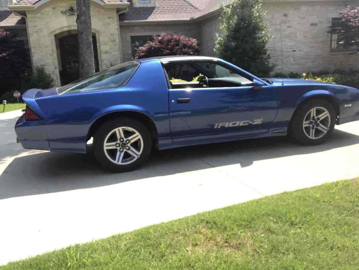 1987 chevrolet camaro coupe z28 iroc