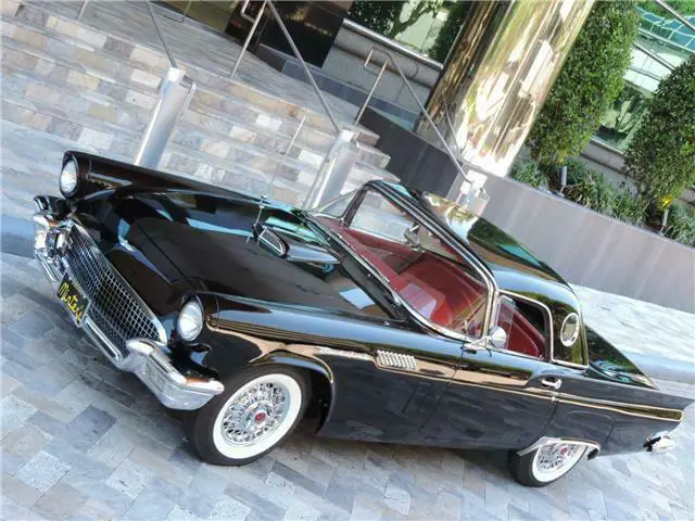 1957 ford thunderbird 0 miles black v8 312 ford y block automatic