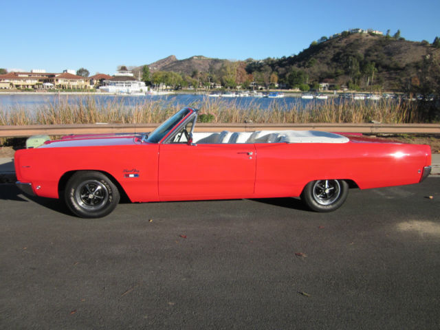 1968 plymouth sport fury convertible 383ci 4v super commando 330hp rare!!