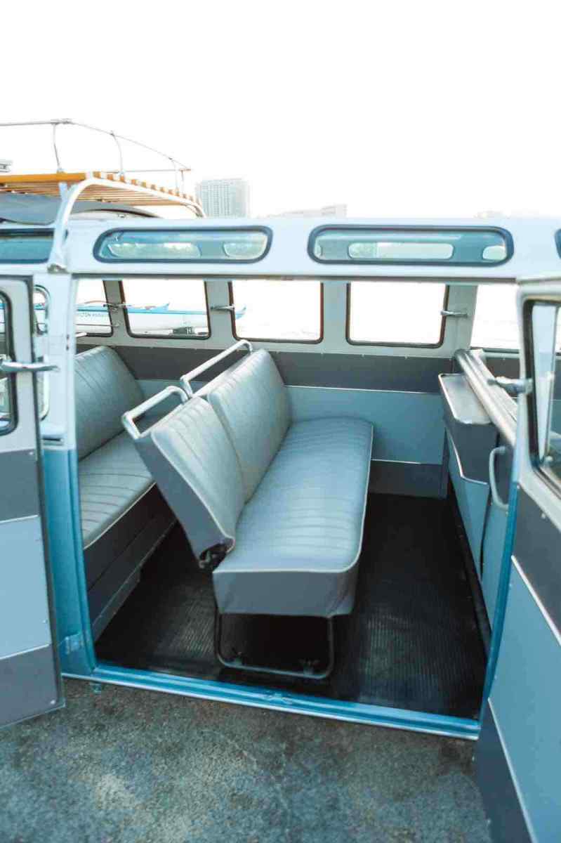 1961 volkswagen bus blue rwd automatic