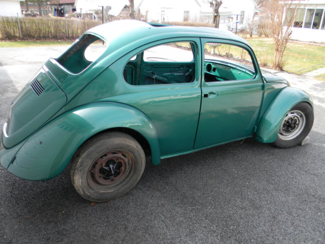 1967 volkswagen beetle w/ 63 ragtop grafted in it,plus type 1 & 2 parts, l@@k!