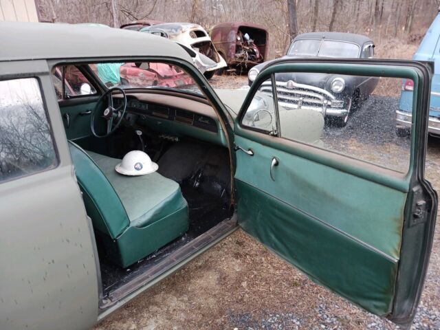 1953 plymouth suburban wagon green rwd automatic civil defense
