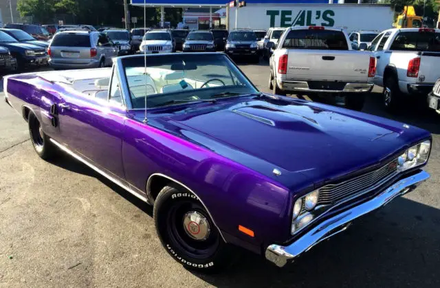 real 1969 dodge coronet r/t convertible 4 speed
