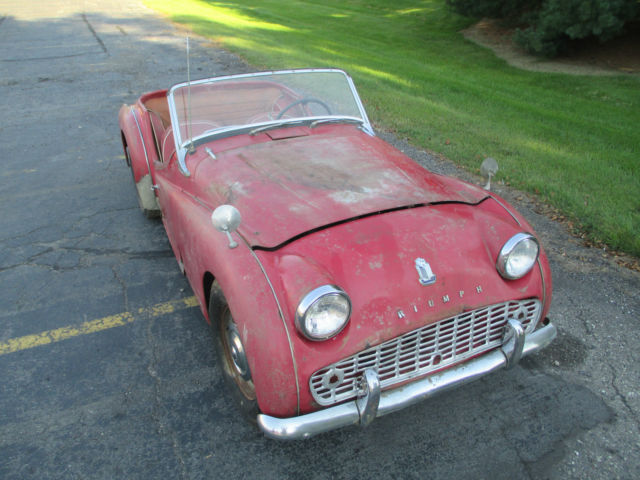 rare 1963 triumph tr3b tr3 - vin # tcf 469 l